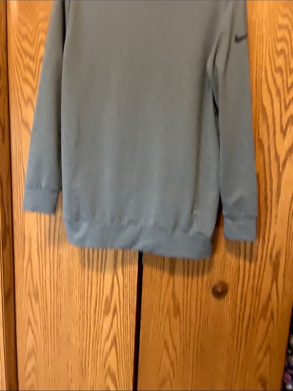 Nike Crewneck, Open backSweatshirt in Grey